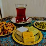 حلوا ۳رنگ میکس(زعفرانی،پسته ای،زنجبیلی)
